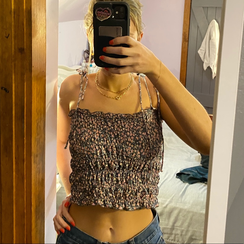 Free People Tie Top